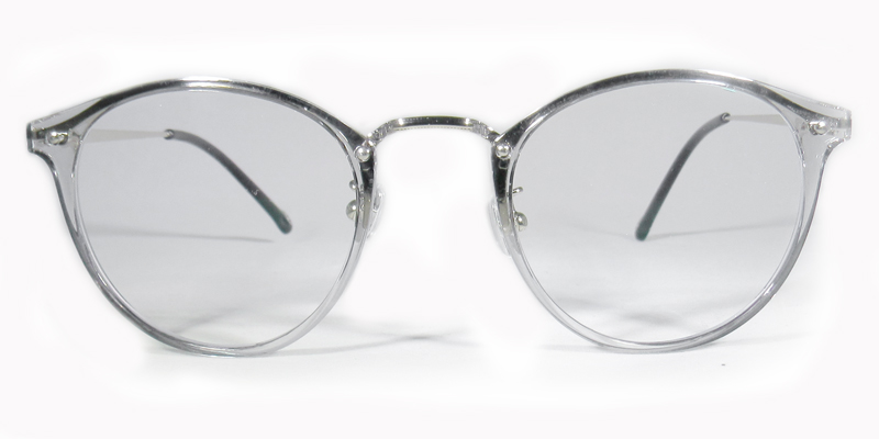 Custom reading glasses- clear round glasses