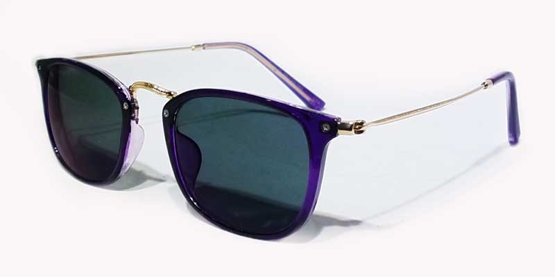 Purple wayfarer prescription sunglasses